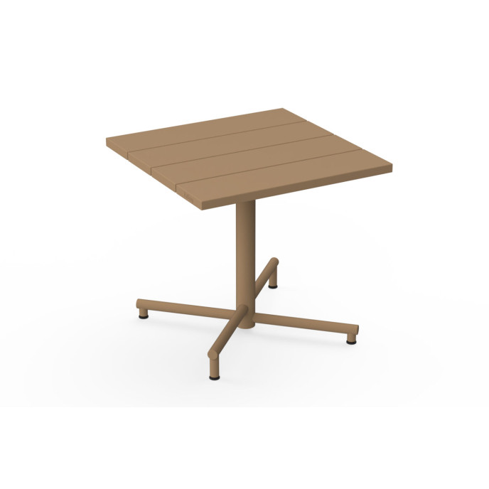 Petite table de jardin Fred Square Bistreau Mochaccino Fatboy®