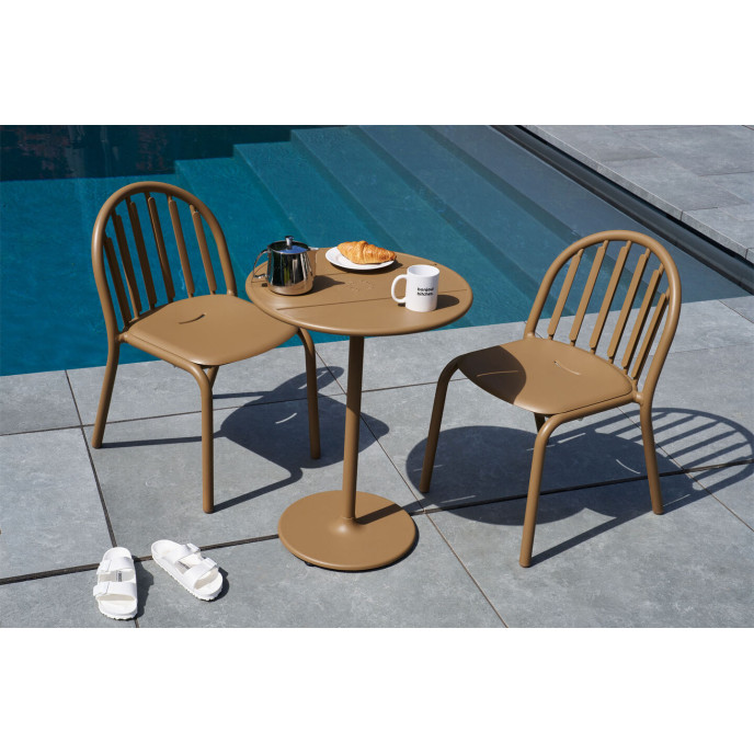 Table de jardin ronde Fred Bistreau Mochaccino Fatboy®