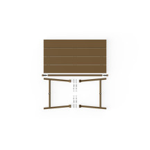 Table de jardin Fred medium Mochaccino Fatboy®