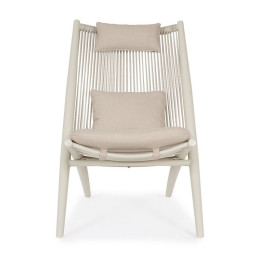 Fauteuil Lounge Aloha Sandshell Bizzotto