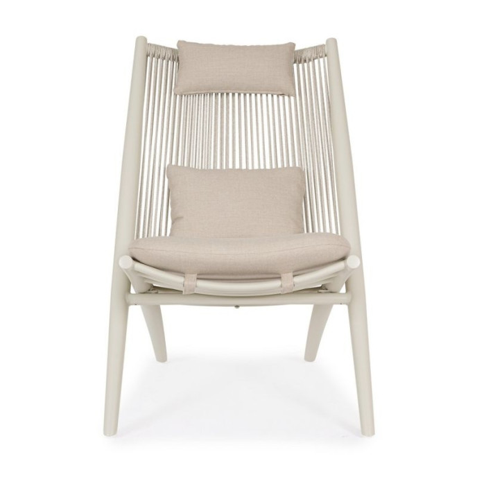 Fauteuil Lounge Aloha Sandshell Bizzotto