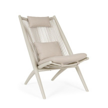 Fauteuil Lounge Aloha Sandshell Bizzotto