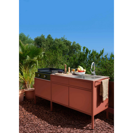 Cuisine la Généreuse Goosto Ocre Rouge Fermob