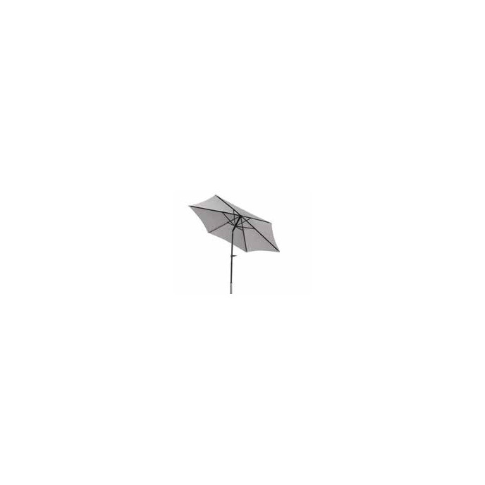 Parasol droit Mano Ø 270 cm Gris Clair Chiné Creador