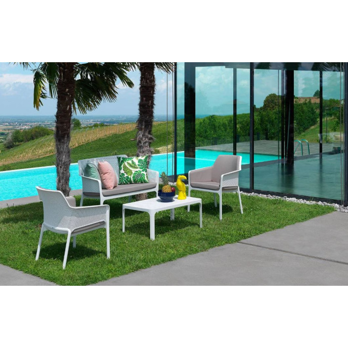 Table basse Net 100 - Blanc Nardi