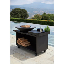 Brasero Island+ 100 PRO Gris foncé Ofyr