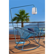 Lampe  Balad 2 H.38 cm Bleu maya Fermob