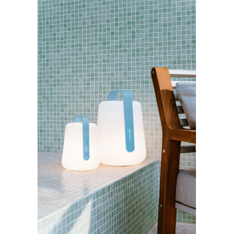 Lampe  Balad 2 H.25 cm Bleu maya Fermob
