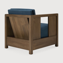 Fauteuil Roan Bleu Ethnicraft