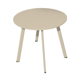 Table Basse Massaï Ø 50 cm - Crème Proloisirs