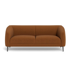 Canapé Belle 2,5 Places Denno Rouille Orange Flexlux