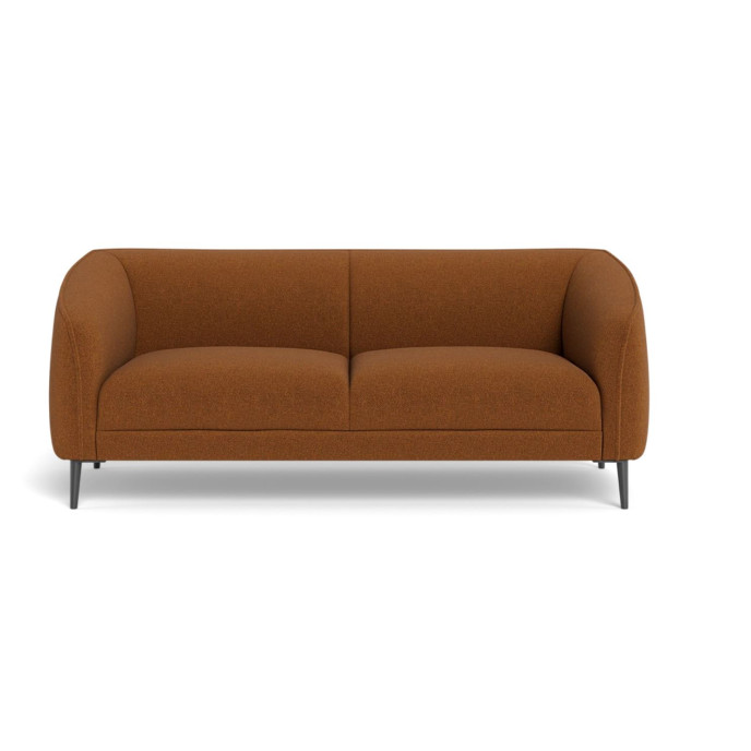 Canapé Belle 2,5 Places Denno Rouille Orange Flexlux