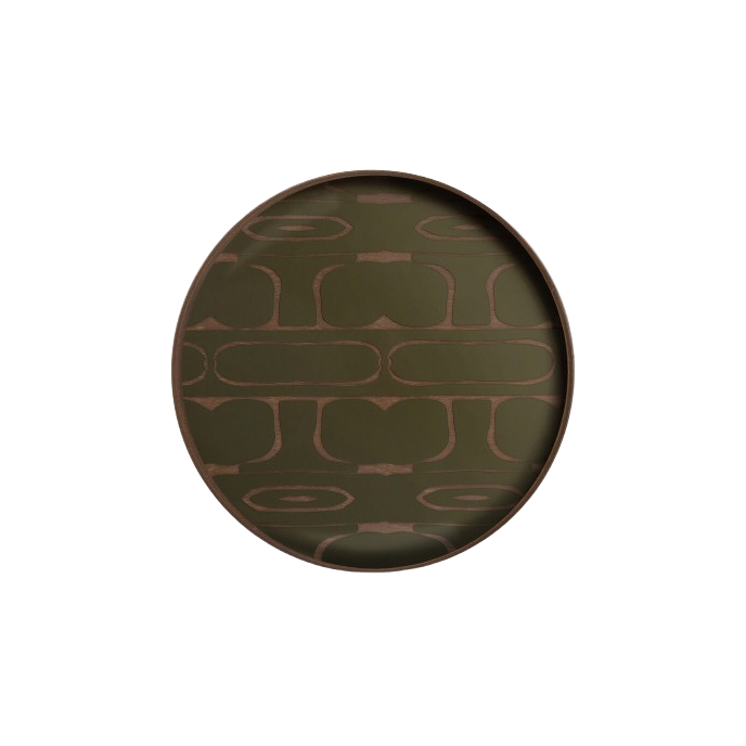 Plateau en verre Ø 30 cm Ethnicraft