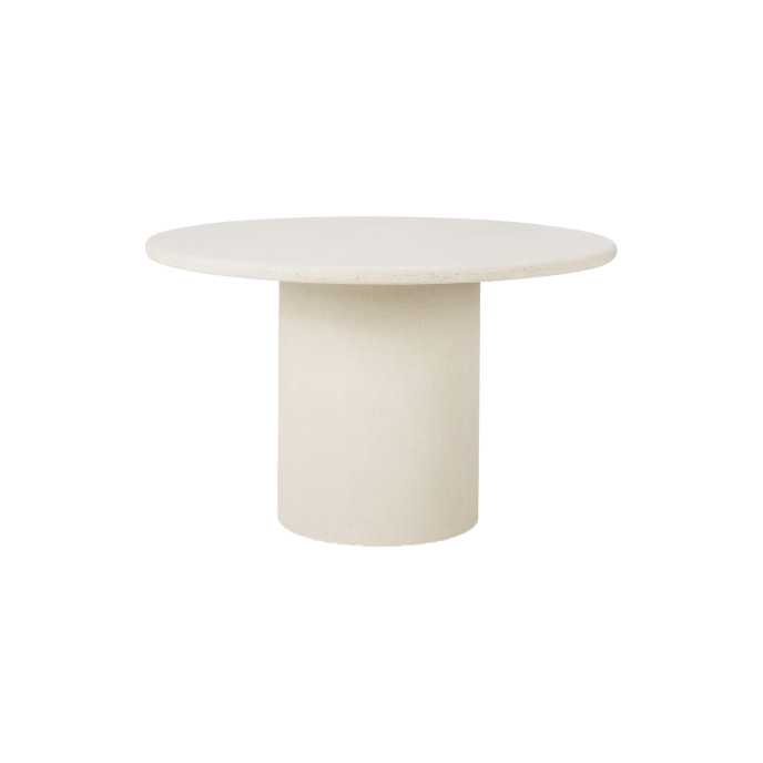 Table Elements Ø125 en microciment Ethnicraft