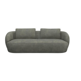 Canapé 3 places Torino Tissu Bornio Olive Flexlux