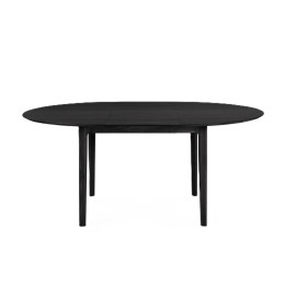 Table Bok ronde à rallonge en chêne noir 129/179 x 129 Ethnicraft