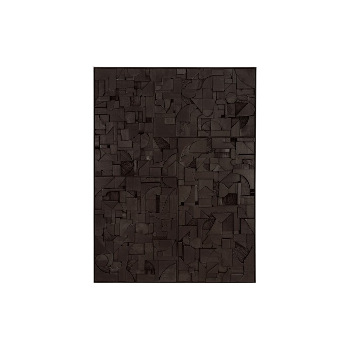 Décoration murale Teck 120x90 - Noir Ethnicraft
