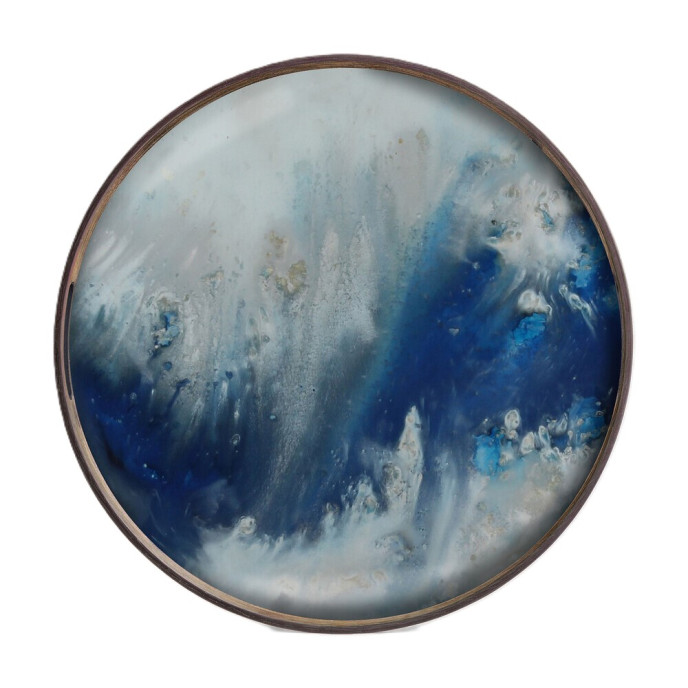 Plateau en verre organic 48 cm Ethnicraft