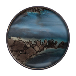 Plateau en verre Slate Organic Ethnicraft