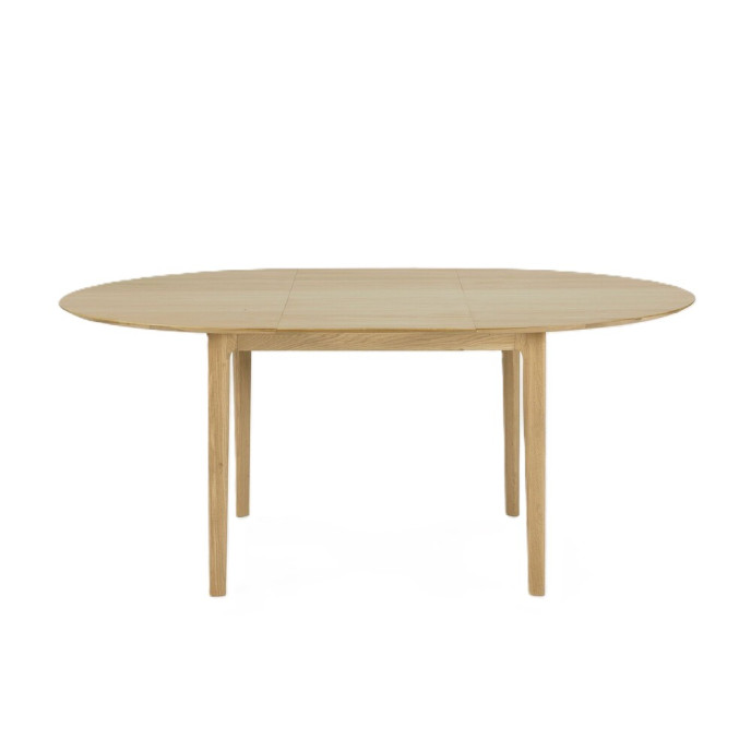 Table Bok ronde à rallonge en chêne 129/179 x 129 Ethnicraft