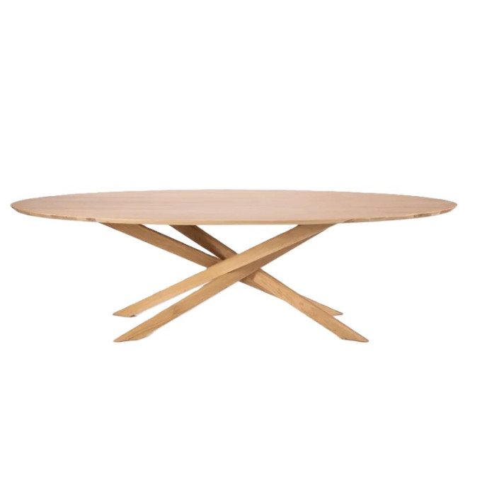Table Mikado en chêne - ovale 267 x 138 Ethnicraft