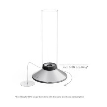 Cheminée de table Spin X 1200 Argent  Höfats