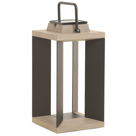 LAMPE TECKALU ALU NOIR H46