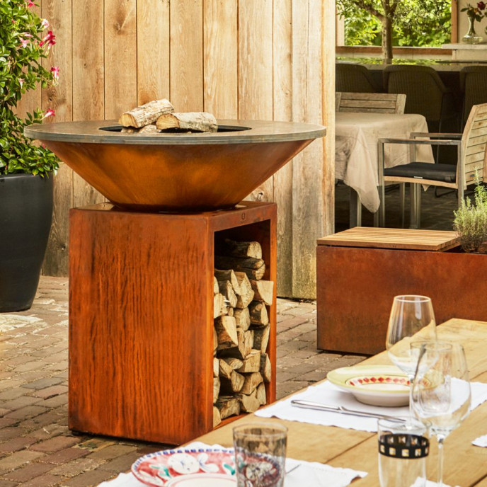 Brasero Classic Storage Corten 100 Ofyr
