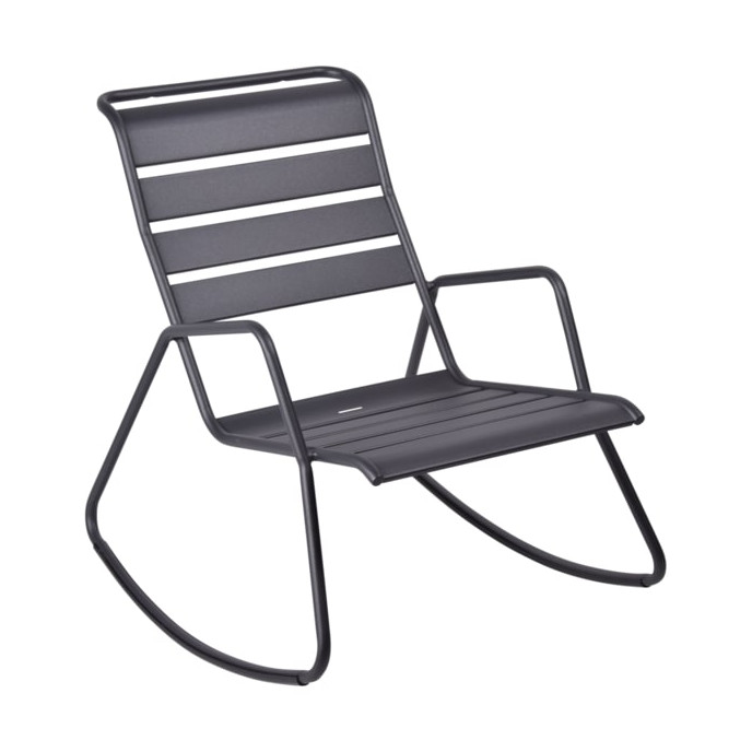 Rocking Chair Monceau Fermob Carbone Rocking Chair Monceau Fermob Carbone