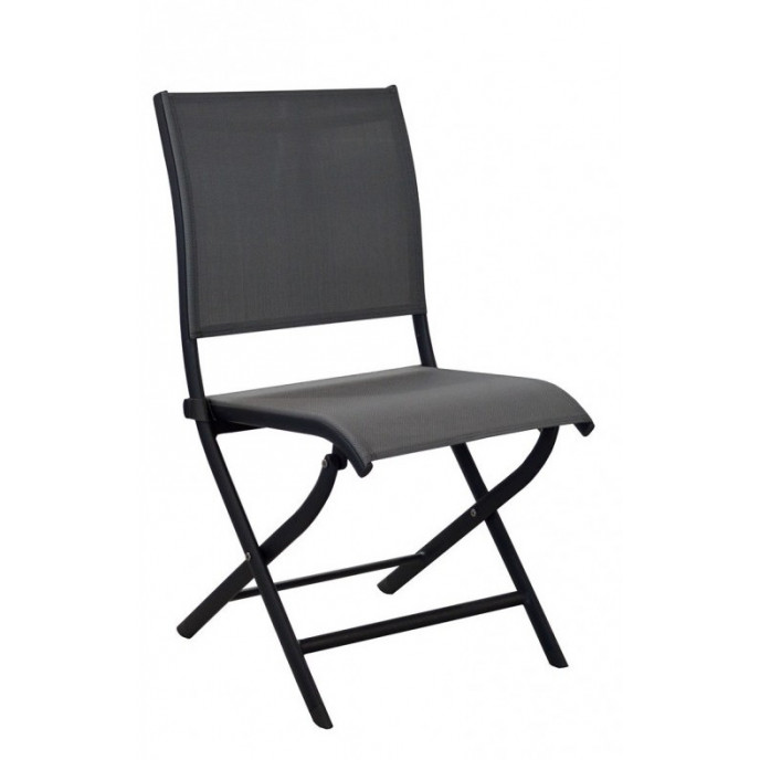 Chaise Pliante Elegance - Graphite Perle Gris Océo