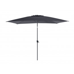 Parasol Droit Aluminium 3 X 2 m Gris Proloisirs