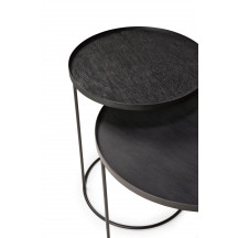 Set de tables d'appoint pour plateaux ronds Ethnicraft