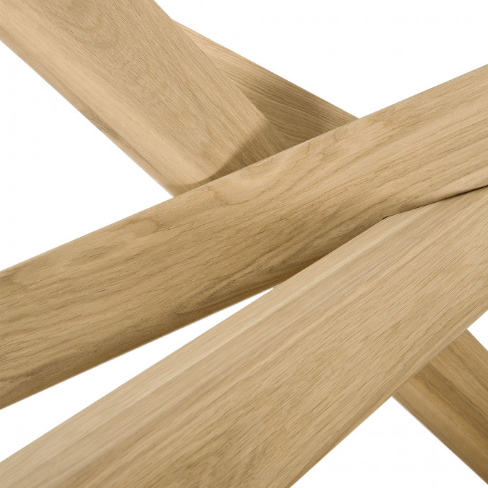 Table Mikado en chêne - ronde Ø 150 Ethnicraft