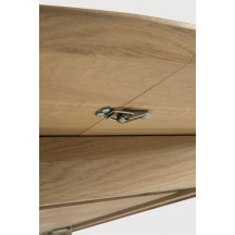 Table Bok ronde à rallonge en chêne 129/179 x 129 Ethnicraft
