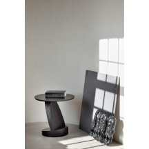 Table d'appoint Oblic en teck noir Ethnicraft