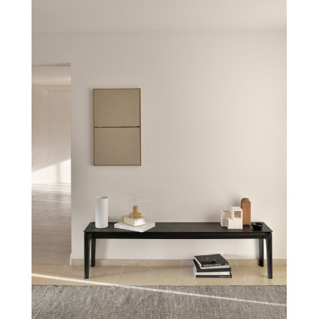 Banc Bok en chêne noir L 186 cm Ethnicraft