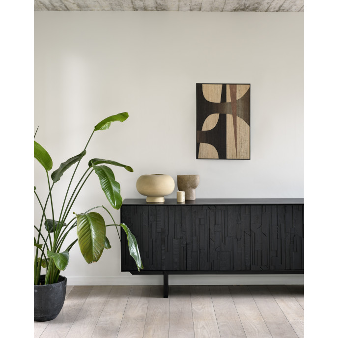 Buffet Mosaic en teck L 227 cm Ethnicraft