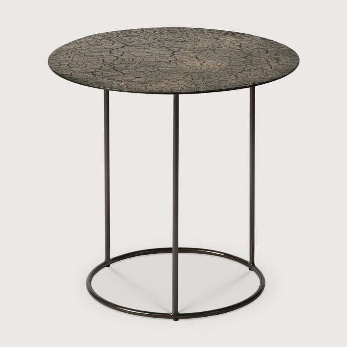 Table d'appoint Celeste - lava - whisky Ethnicraft