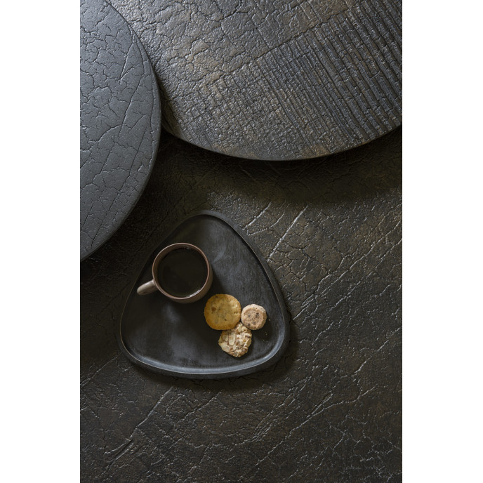 Table basse Luna - lava - whisky Ø 80 Ethnicraft