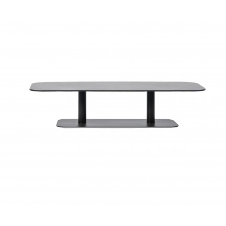 Table basse Kodo aluminium anthracite  L129 x H45 cm Vincent Sheppard