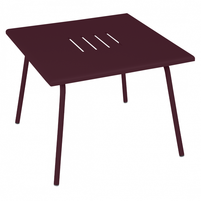 Table Basse Monceau 57X57 Cerise Noire Fermob