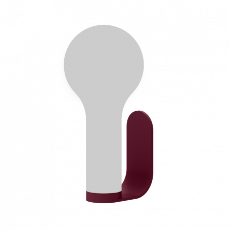 Support Applique Murale Aplo Cerise Noire Fermob