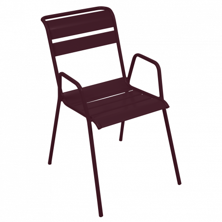 Fauteuil Bridge Monceau Cerise Noire Fermob