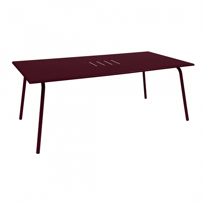 Table Xl 194X94 Monceau Cerise Noire Fermob Table Xl 194X94 Monceau Cerise Noire Fermob