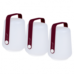 Lampe Balad H12 Lot De 3 Cerise Noire Fermob