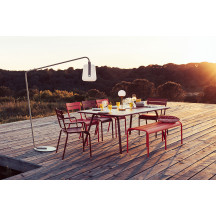Pied Pour Lampe Balad Deporte 190 Cm Gris Argile Fermob