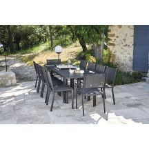 Fauteuil Bridge Costa Gris Argile Fermob