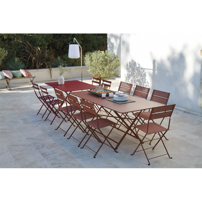 Table Cargo 128X128 Muscade Fermob