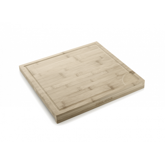 Planche a decouper bambou avec arret Forge Adour