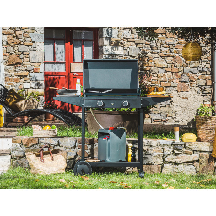 Plancha Origin gaz 75 chassis acier Forge Adour